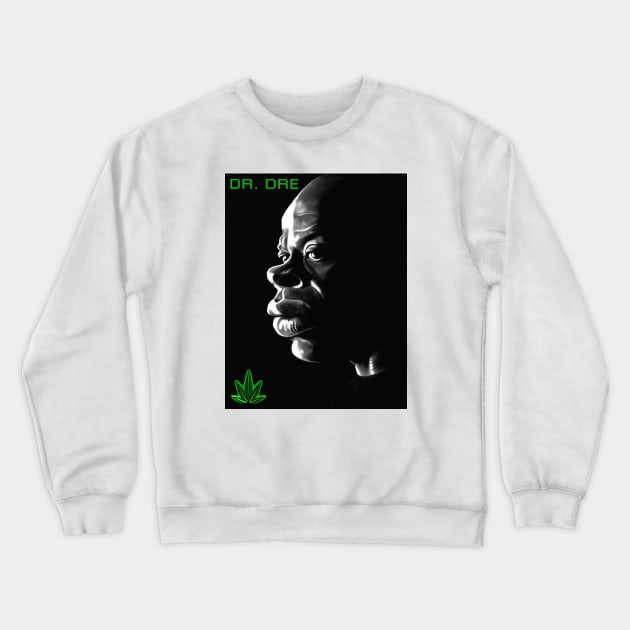 Dr Dre caricature Crewneck Sweatshirt by J Carlo 